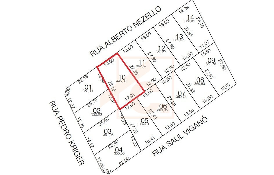 Terreno à venda em Pato Branco no bairro Aeroporto