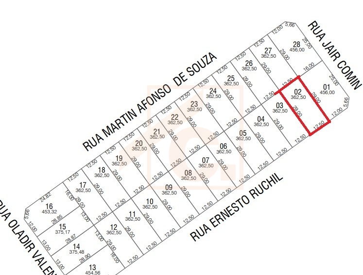 Terreno à venda em Pato Branco no Bairro Fraron