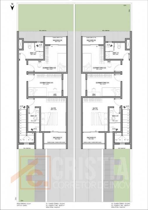 Sobrado à venda em Pato Branco  no Bairro Fraron
