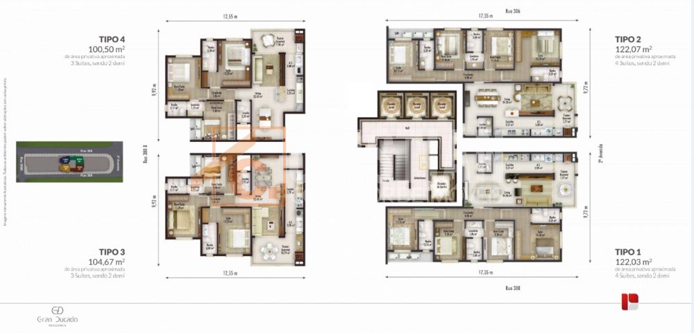 Apartamento à venda em Itapema no Edifício Gran Ducato Residence
