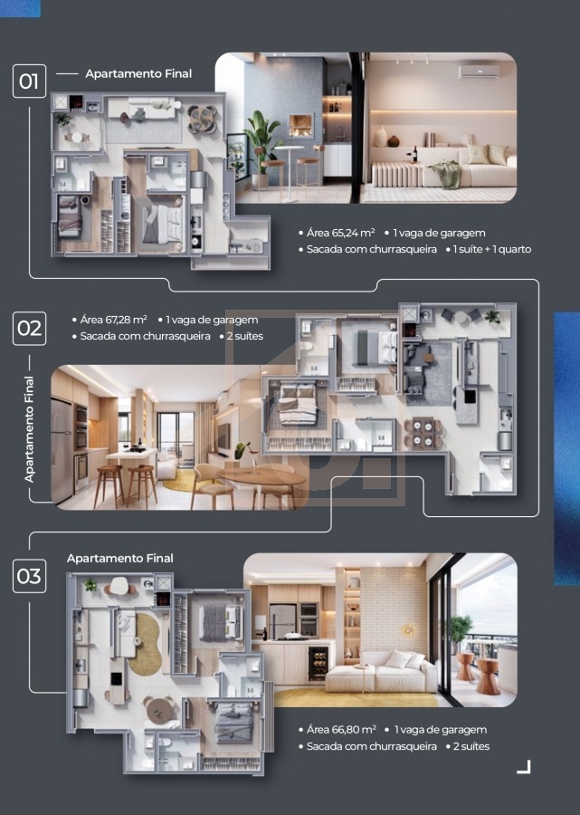 Apartamento à venda em Chapecó Ed. Polaris Residence