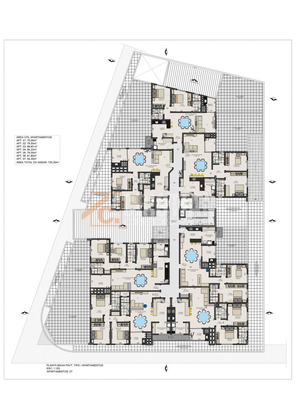 Apartamento à venda em Pato Branco Ed. Berlattorre