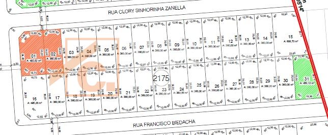 Terreno à venda em Pato Branco no Bairro Fraron-  Loteamento Dom Luiz  Q-2175 L -31