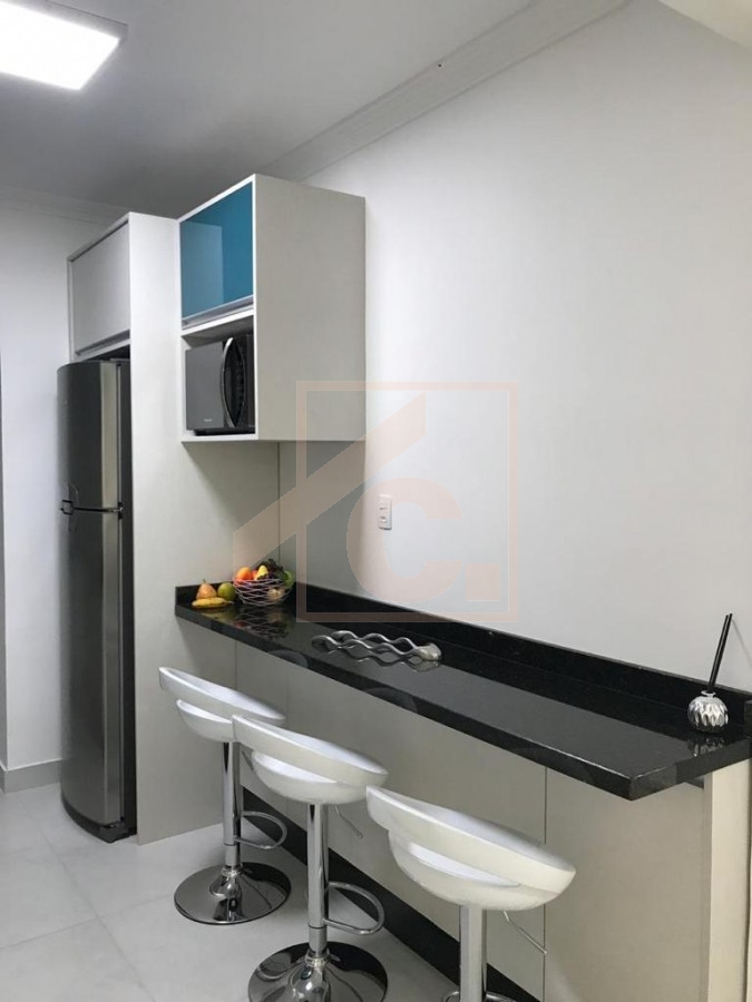Apartamento Mobiliado Residencial Morada Regia com 1 Suíte + 1 Quarto.