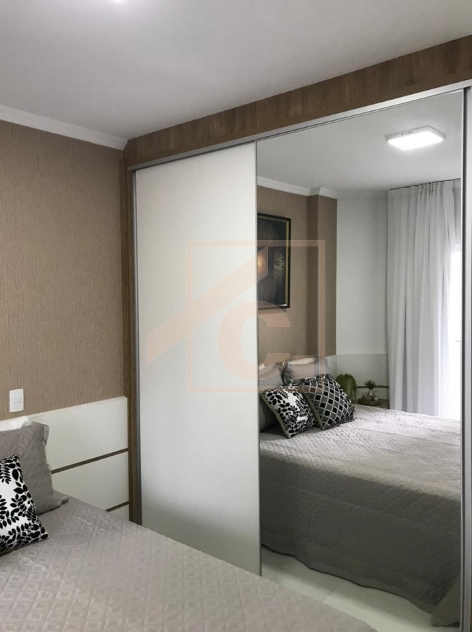 Apartamento Mobiliado Residencial Morada Regia com 1 Suíte + 2 Quartos.