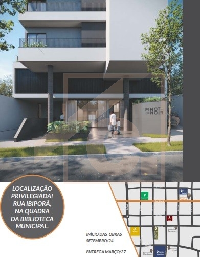 Apartamento à venda em Pato Branco com 1 ou 2 quartos no Ed. Pinot Noir