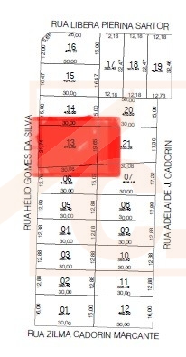 Terreno à venda em Pato Branco no bairro Cadorin