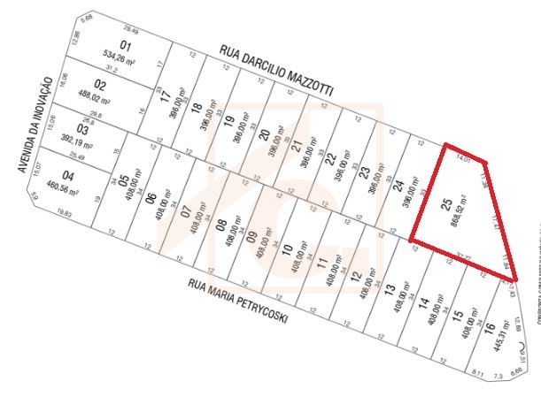 Terreno à venda em Pato Branco no Bairro São Luiz