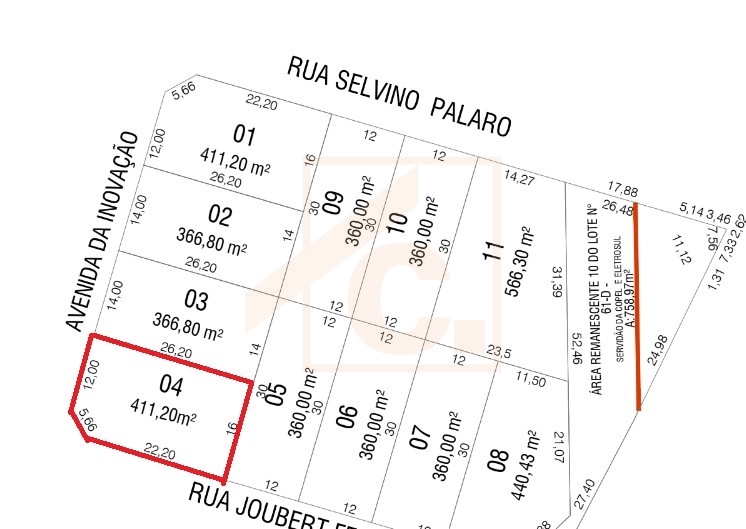 Terreno à venda em Pato Branco no bairro São Luiz, próximo ao PB Shopping