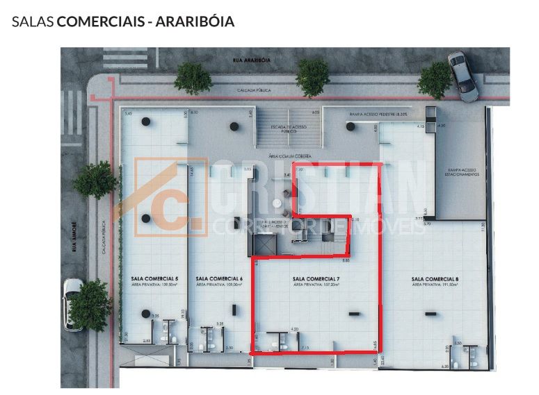 Sala Comercial à venda em Pato Branco no Ed. Reserva Syrah