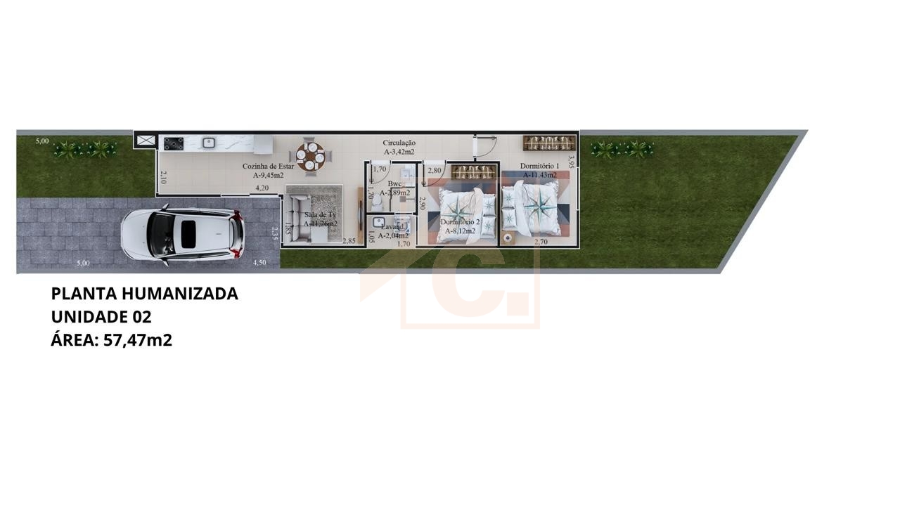 Casa à venda em Pato Branco com 2 Quartos no bairro Fraron.