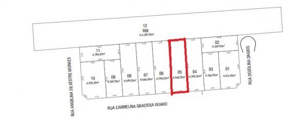 Terreno à venda em Pato Branco no bairro Fraron-  Loteamento Siena Q-1760 L-05