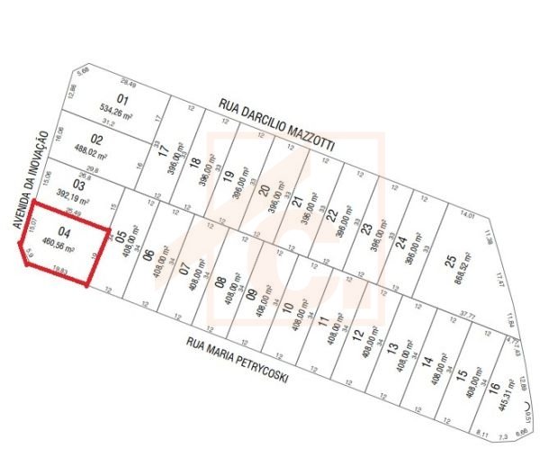 Terreno à venda em Pato Branco próximo ao Shopping L4 - Q2008