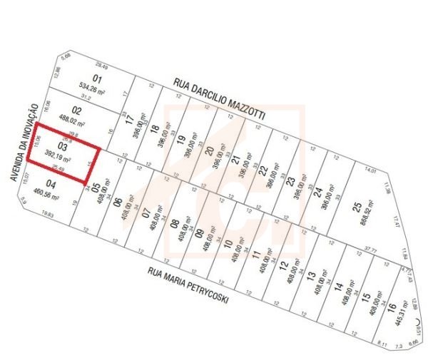 Terreno à venda em Pato Branco próximo ao Shopping L3 - Q2008