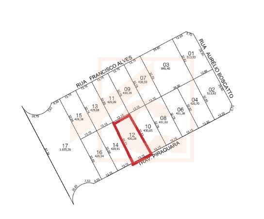 Terreno à venda em Pato Branco no Bairro Menino Deus, Loteamento Dom Carlos