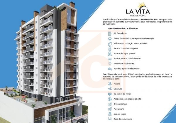 Apartamento à venda em Pato Branco Ed. La Vita