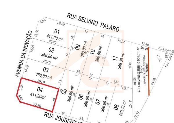 Terreno à venda em Pato Branco no bairro São Luiz, próximo ao PB Shopping