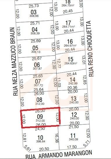 Terreno à venda em Pato Branco no bairro Fraron