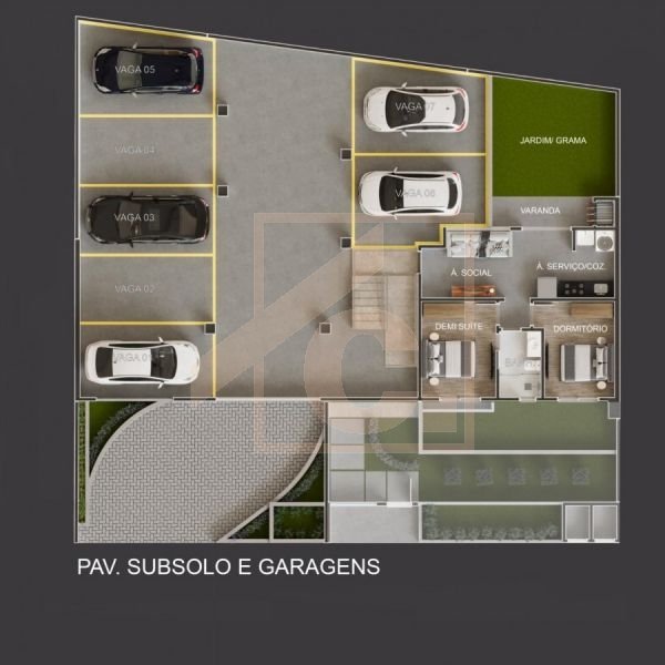 Apartamento á venda em Pato Branco no Ed. Residencial Rota do Sol