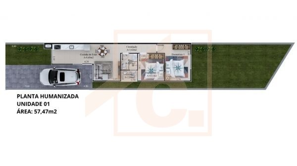 Casa à venda em Pato Branco com 2 Quartos no bairro Fraron.