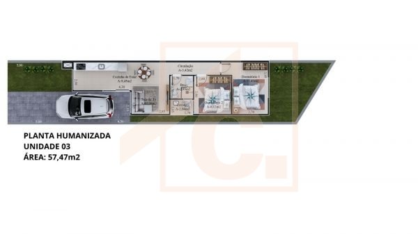 Casa à venda em Pato Branco com 2 Quartos no bairro Fraron.